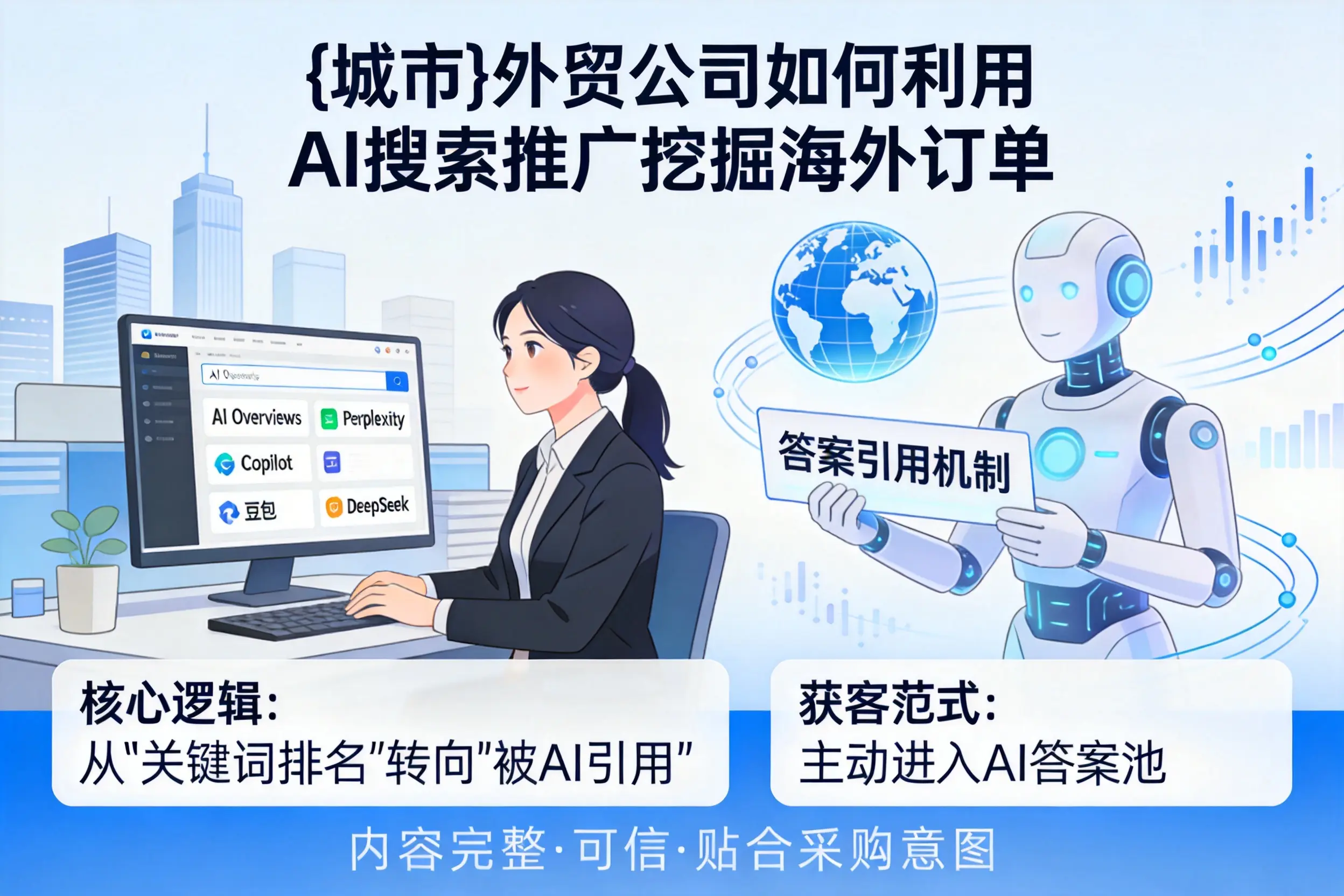 济南外贸公司如何利用AI搜索推广挖掘海外订单