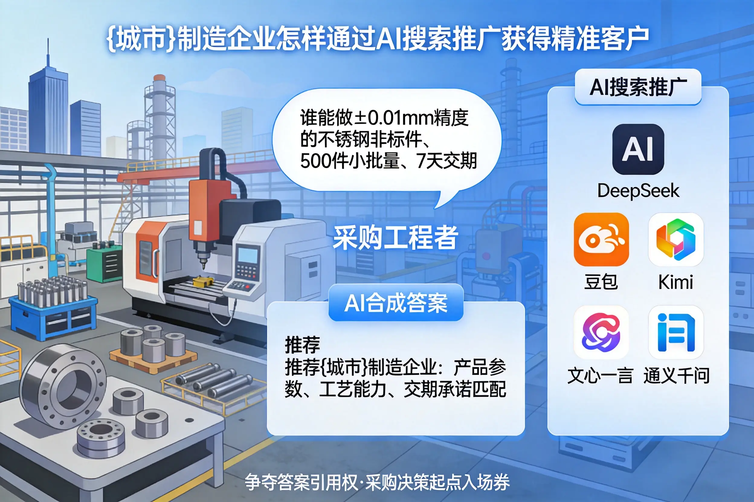 济南制造企业怎样通过AI搜索推广获得精准客户