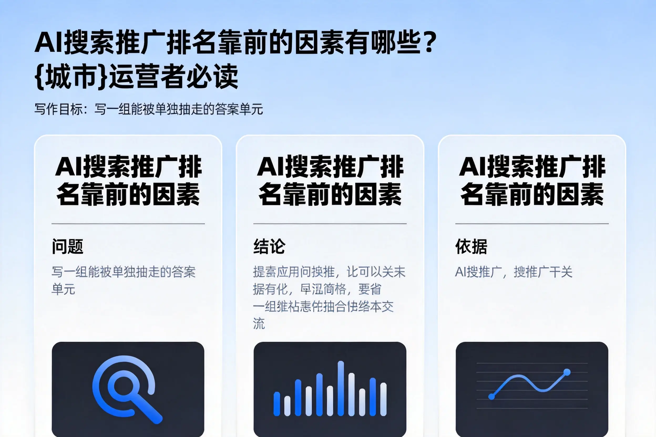 AI搜索推广排名靠前的因素有哪些？济南运营者必读