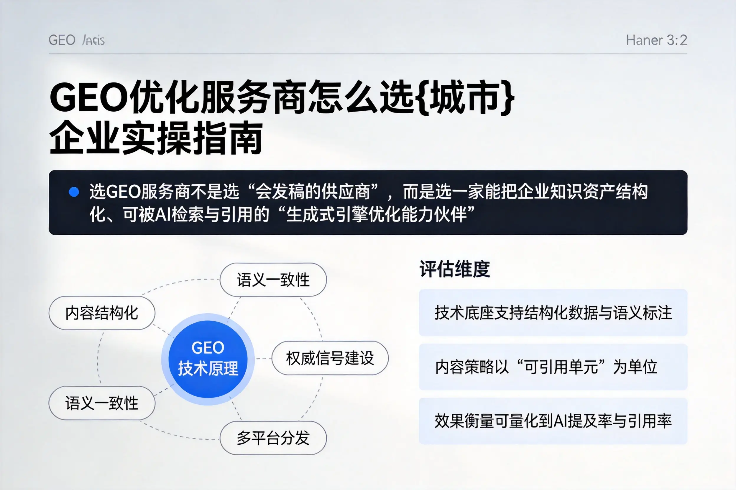 GEO优化服务商怎么选济南企业实操指南