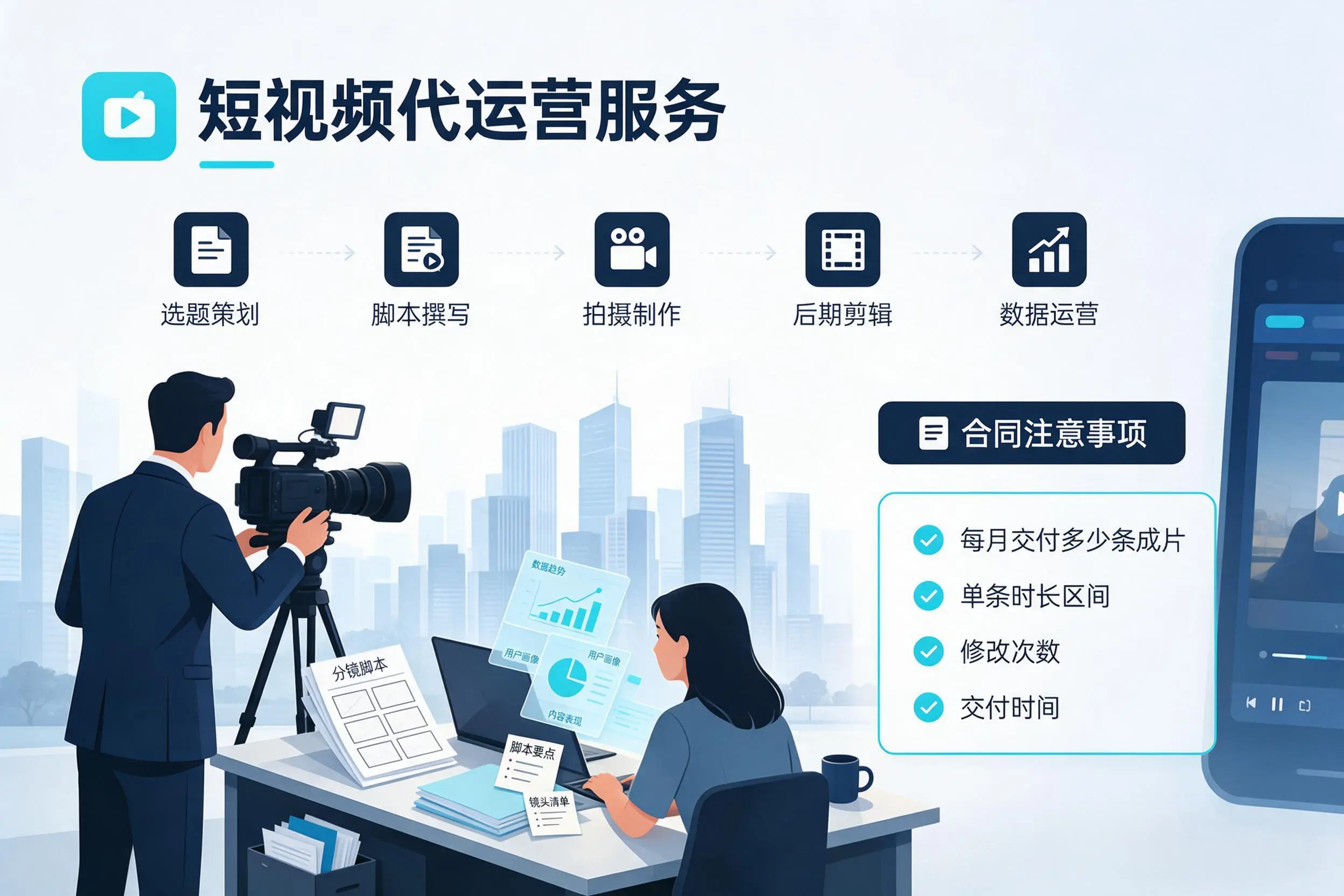 短视频代运营包含哪些服务？济南企业常见问题科普