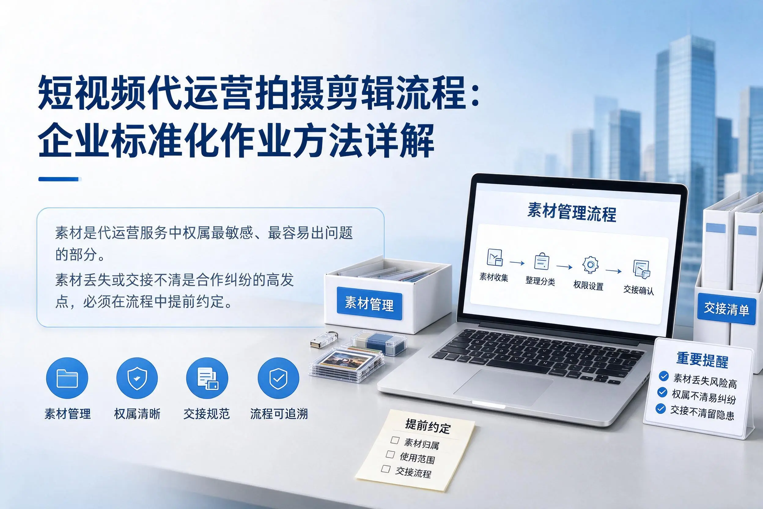 短视频代运营拍摄剪辑流程:济南企业标准化作业方法详解