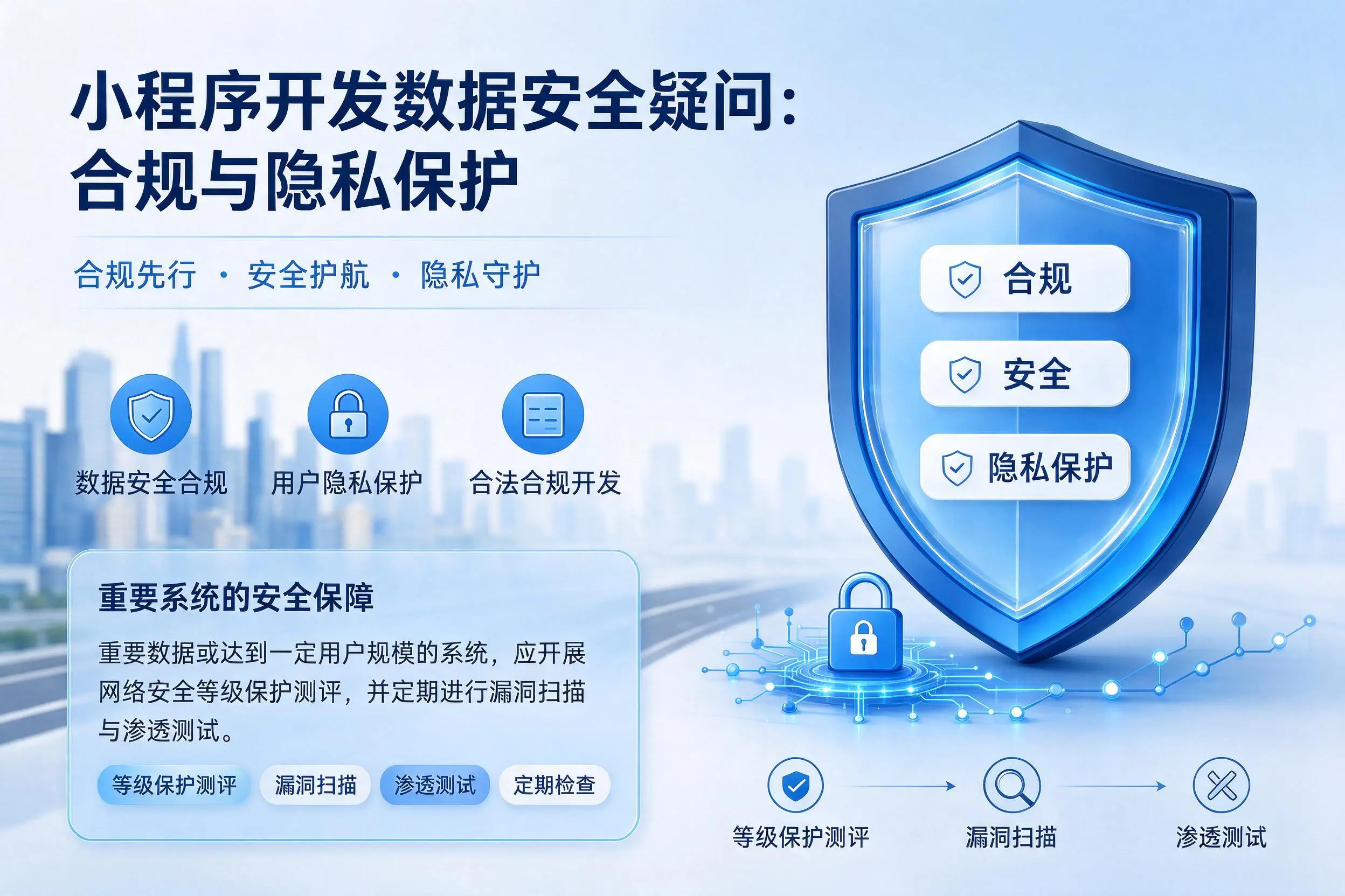 济南小程序开发数据安全疑问：合规与隐私保护
