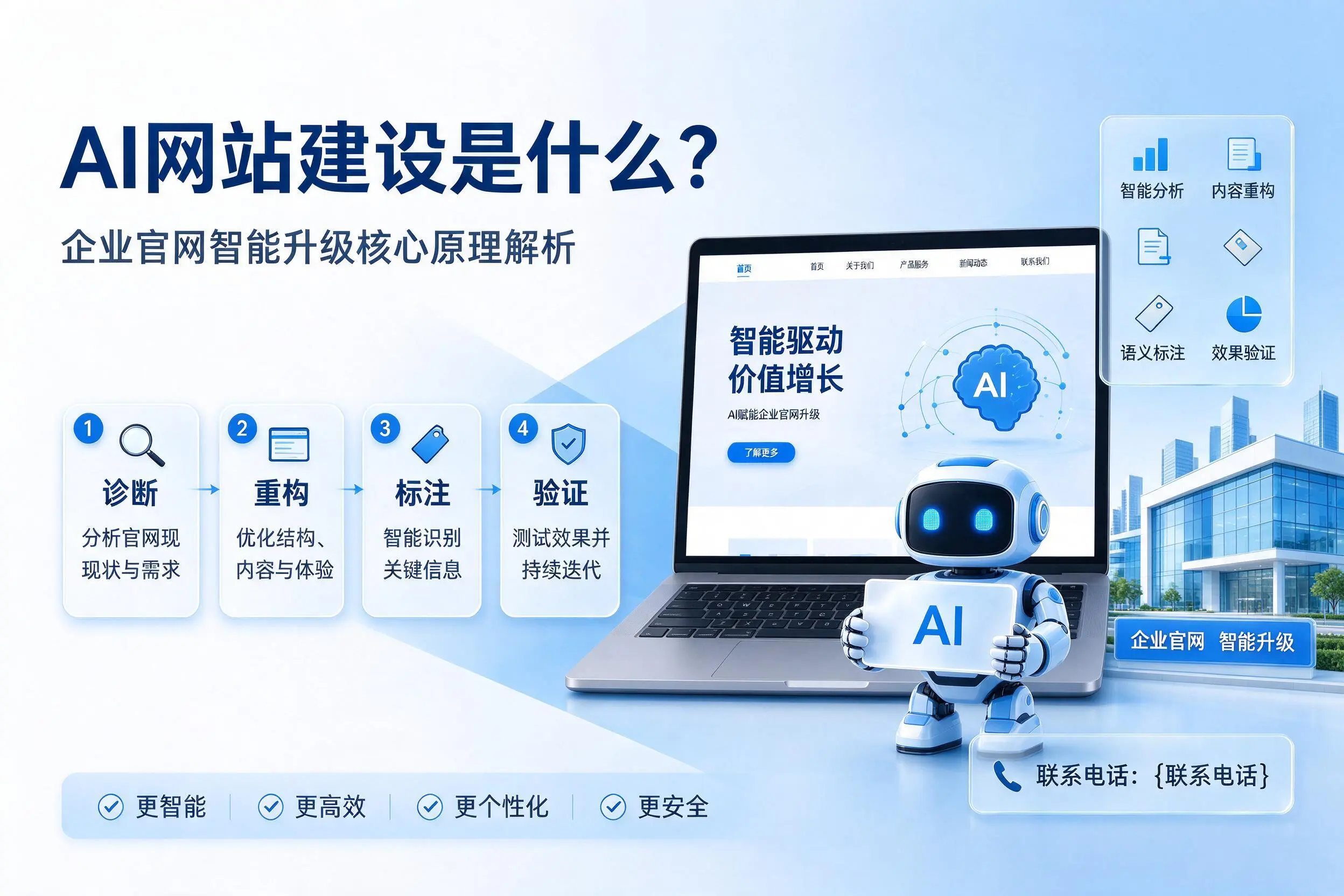 AI网站建设是什么？济南企业官网智能升级核心原理解析