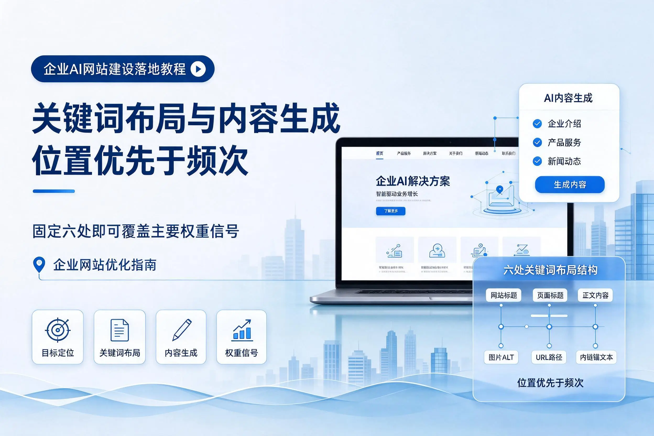 济南企业AI网站建设落地教程:关键词布局与内容生成